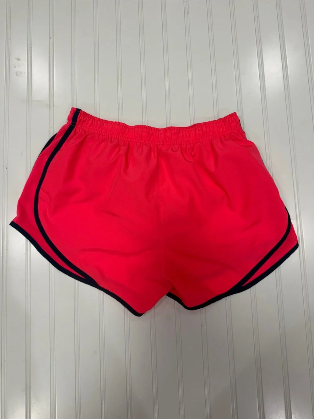 Nike Dri-FIT Fluorescent Coral Pink Running Shorts Women’s Size Large